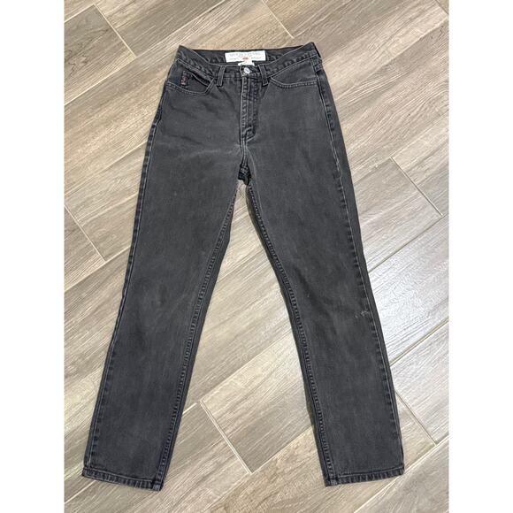 Vintage 90s High Waist Black Skinny Guess Jeans Size 28 - Picture 4 of 7